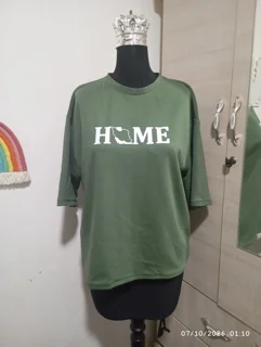 تیشرت لانگ طرح HOME